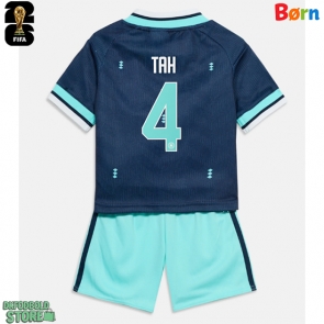 Tyskland Jonathan Tah #4 Replika Babytøj Udebanesæt Børn VM 2026 Kortærmet (+ Korte bukser)